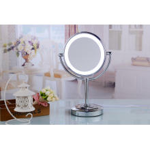 Espele de luz de vaidade com espelho retrovisor com espelho LED